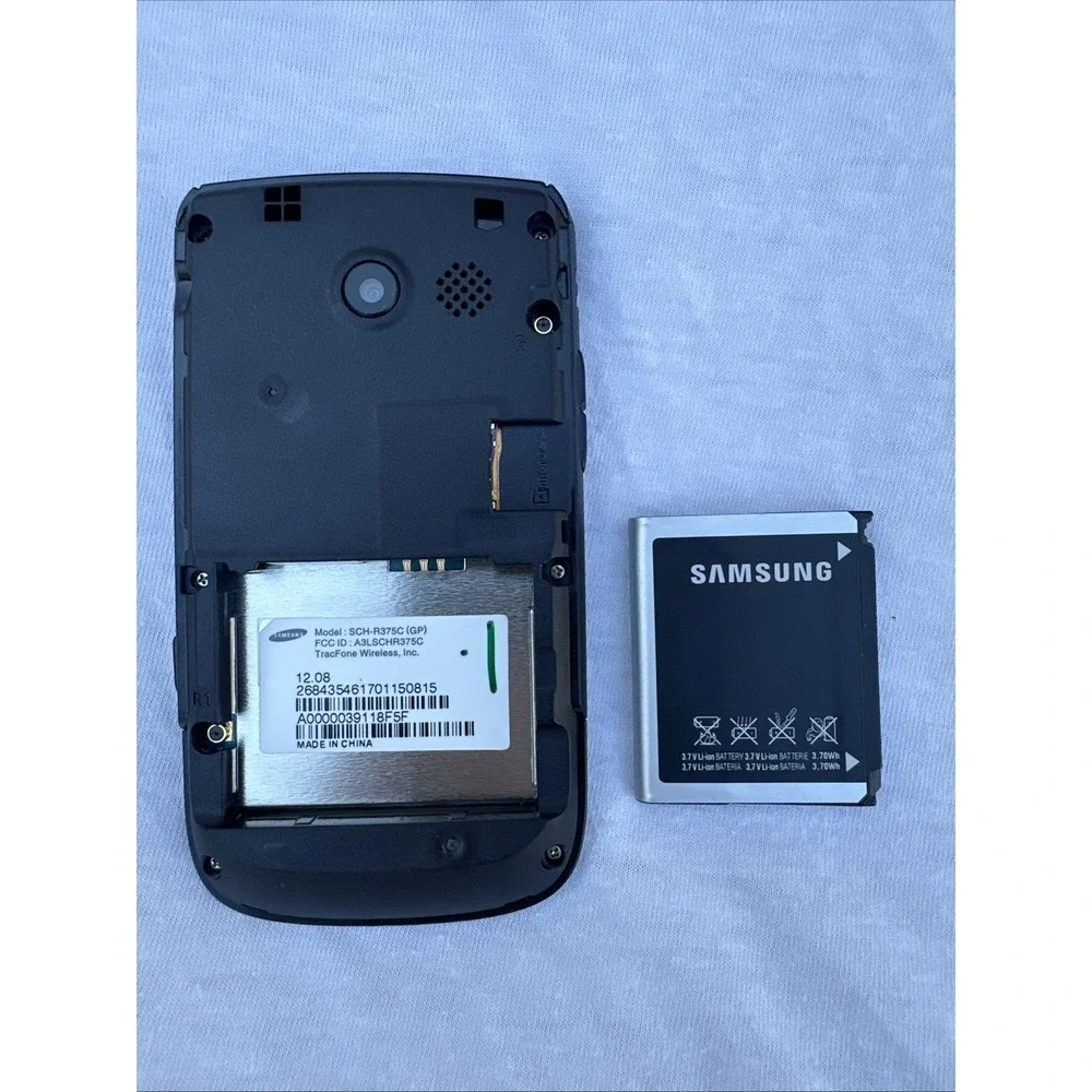 Samsung R375C‎ - Black ( TracFone CDMA ) Cellular Phone Untested